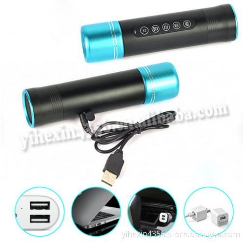 Factory Supply Portable Mini Bluetooth Wireless Speaker and Sport Mini Waterproof Speaker With usb Charger and AUX Cable